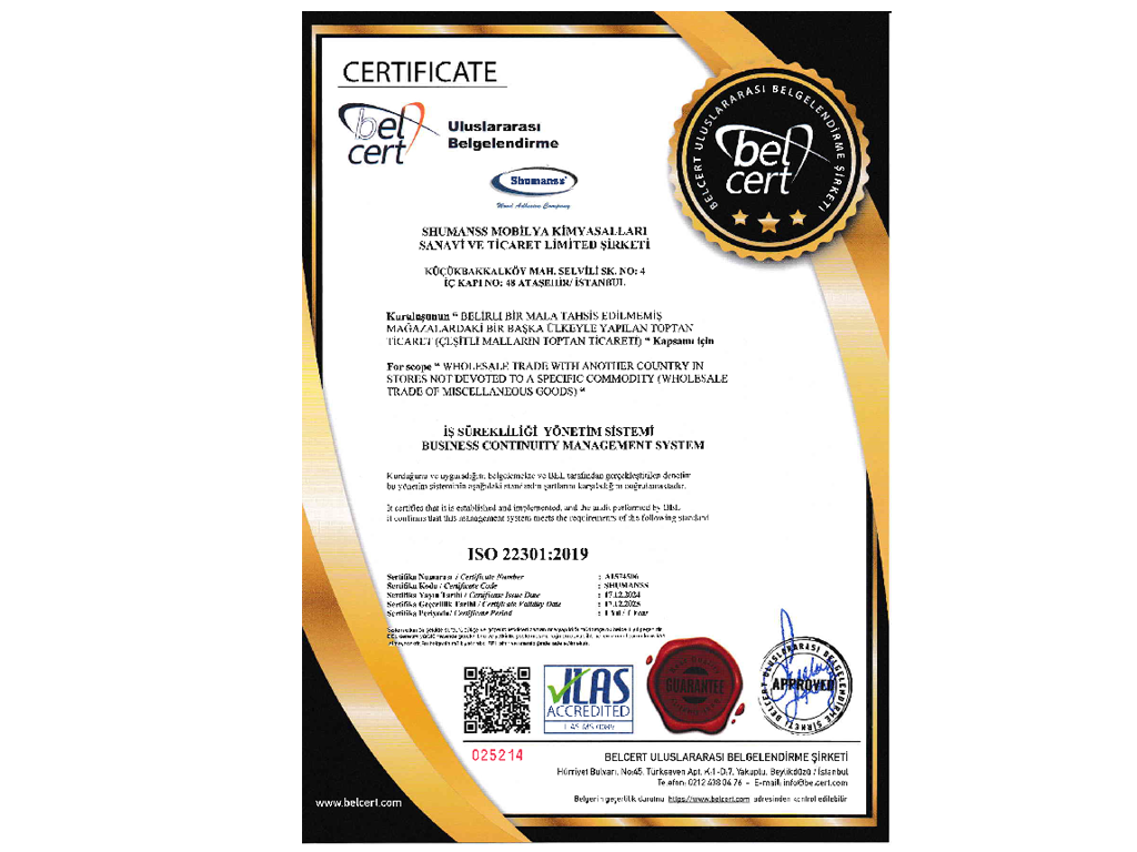 İŞ SÜREKLİLİĞİ YÖNETİM SİSTEMİ